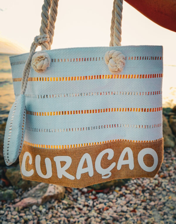White Beach Bag "Curaçao"